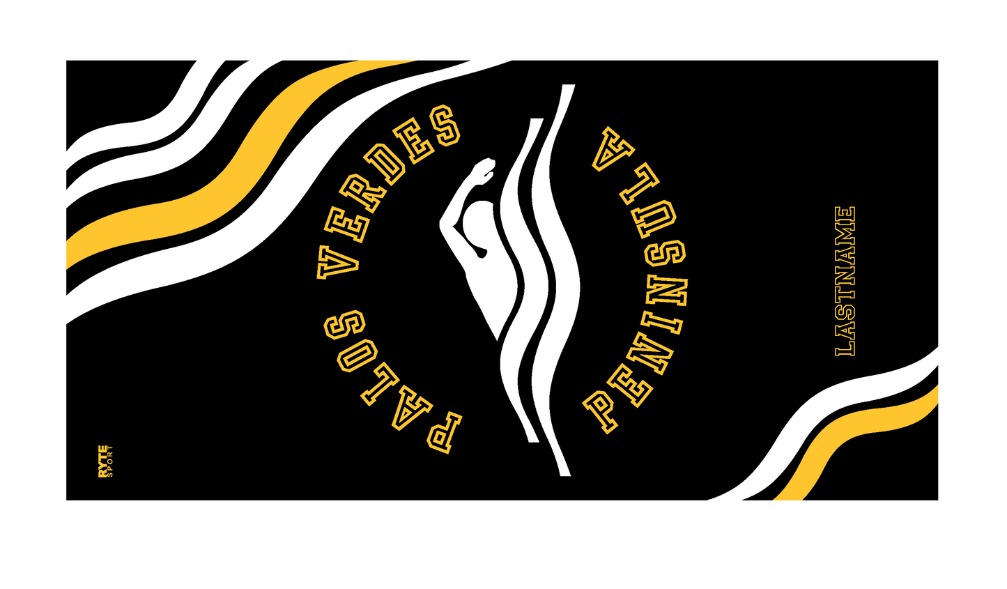 Peninsula High School Swim Microfiber towel