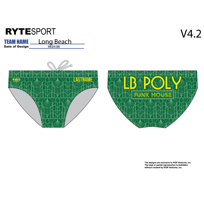 Long Beach Poly Swim Brief