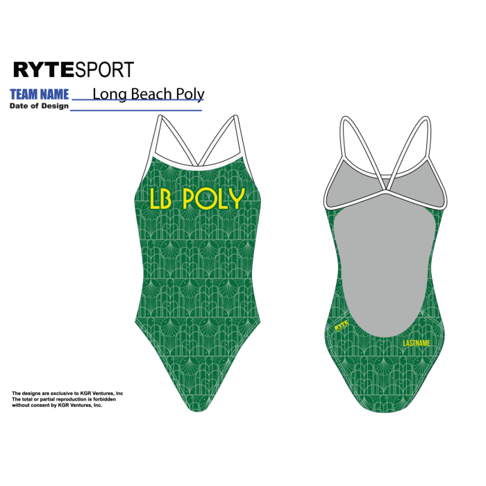 Long Beach Poly Swim Female Suit